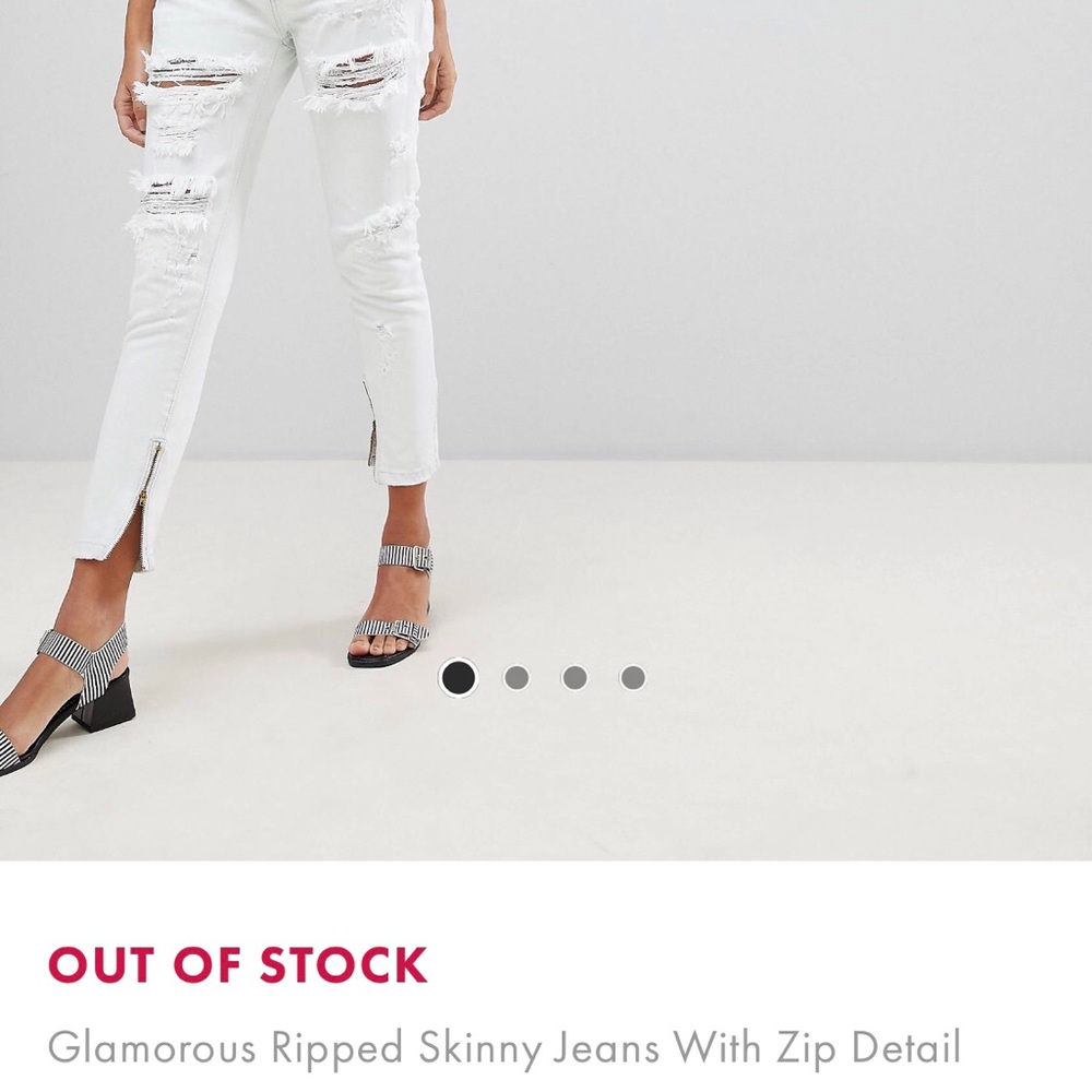 OUT OF STOCK | ASOS glamorous ripped jeans